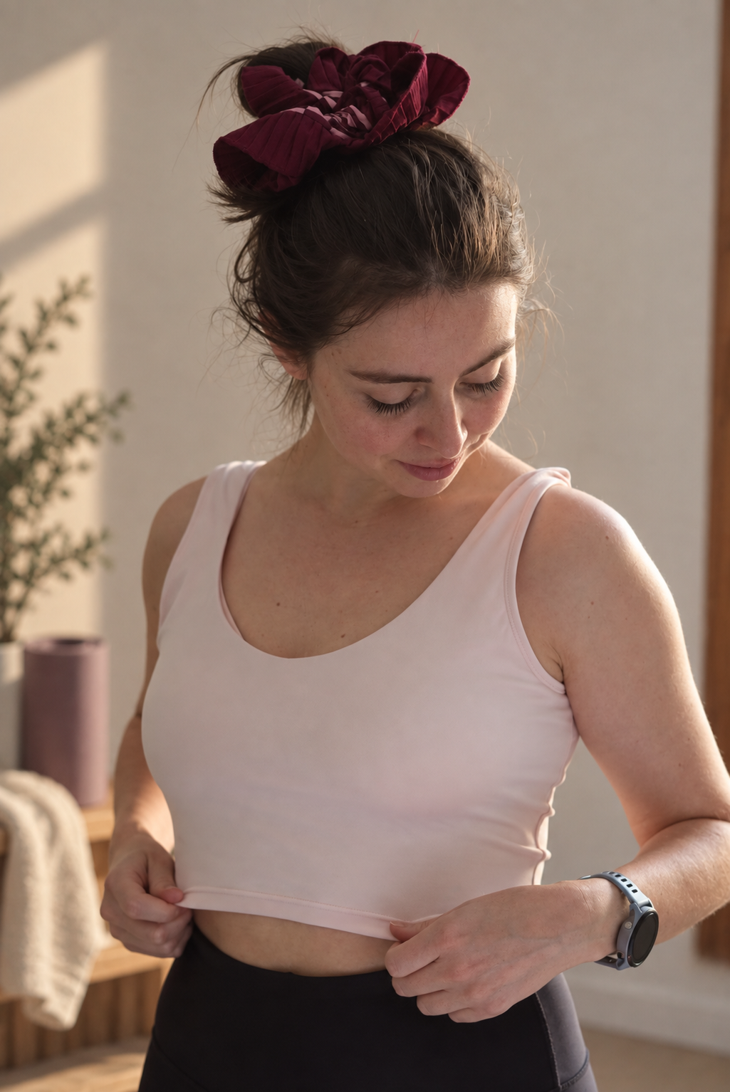 Top de lactancia Aura Mom - Rosa